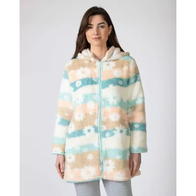 Accappatoio Donna Inverno L756242 Turchese Massana