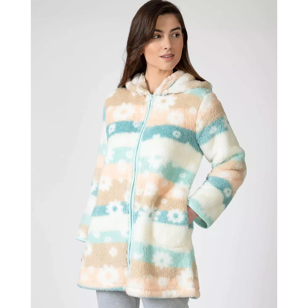 Accappatoio Donna Inverno L756242 Turchese Massana