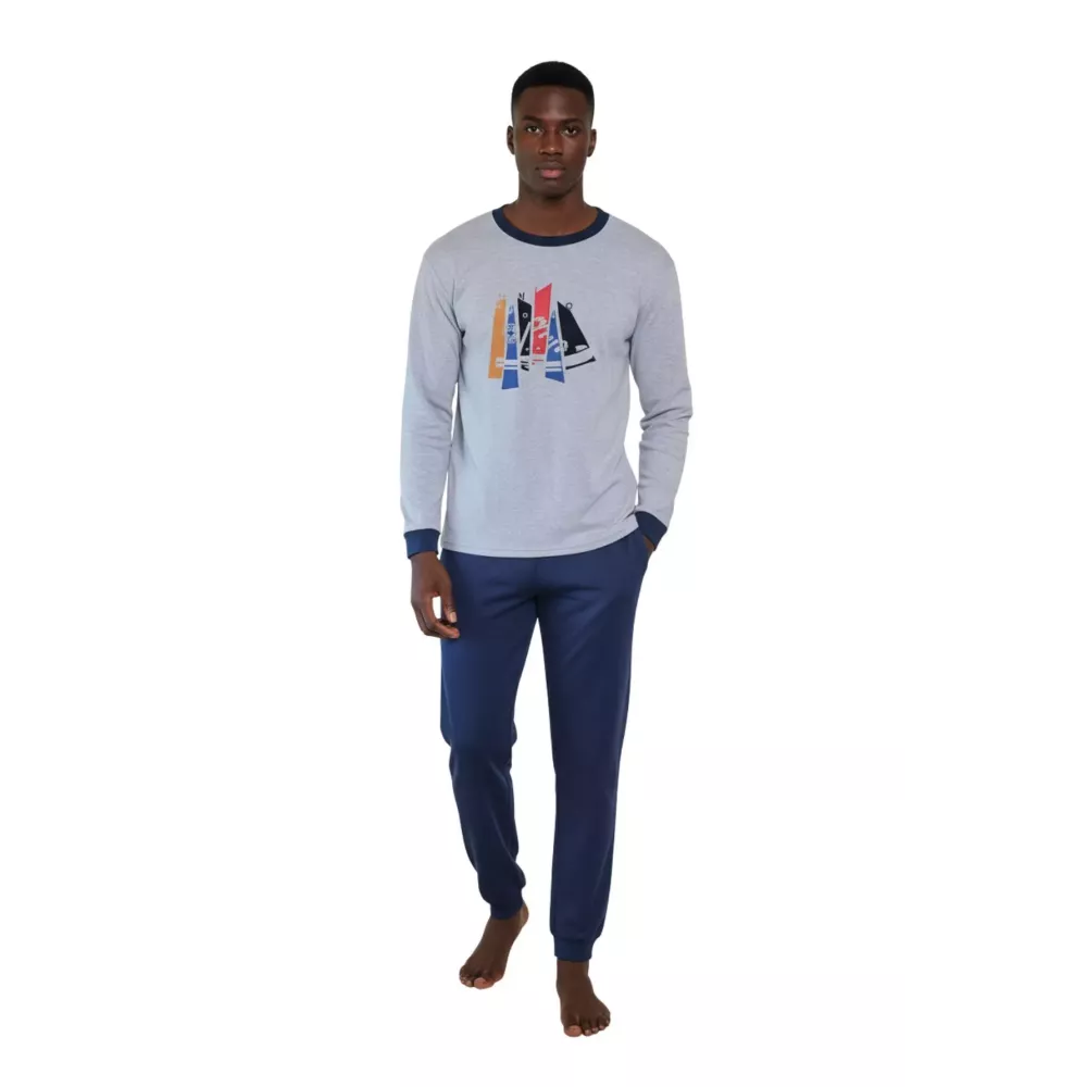 Pijama Homem Inverno 255656 Cinza Muslher