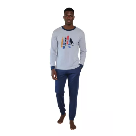 Pijama Homem Inverno 255656 Cinza Muslher