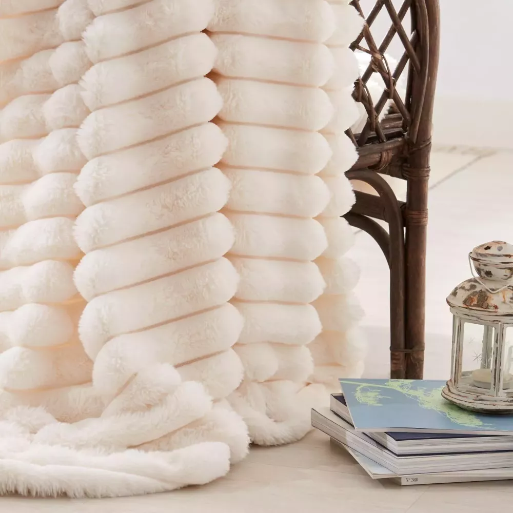 Plaid Maxi 438 Creme Burrito Blanco