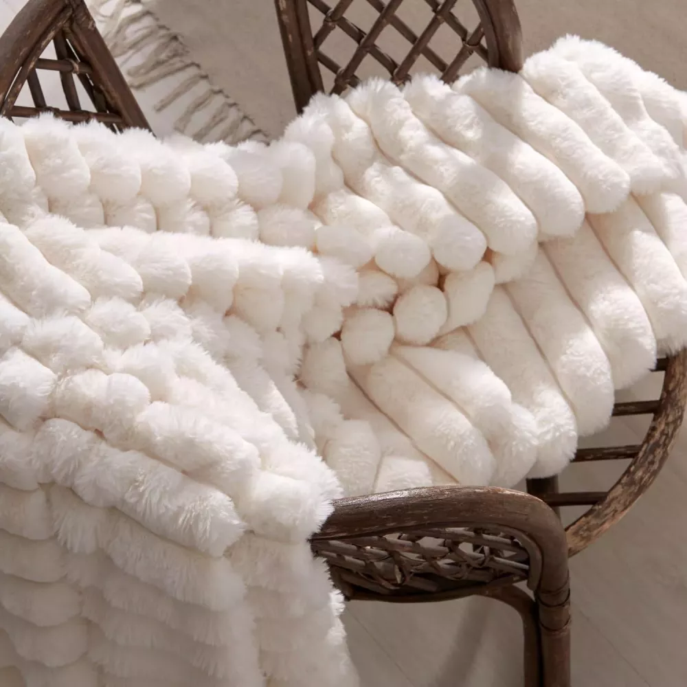 Plaid Maxi 438 Creme Burrito Blanco