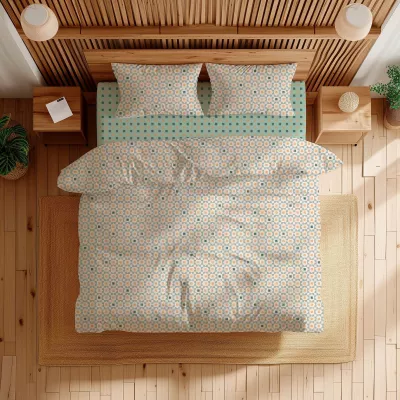 Set di Biancheria da Letto Indigo Abecé Casa