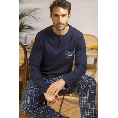 Pigiama Uomo Inverno 56569 Marino Tasca Admas