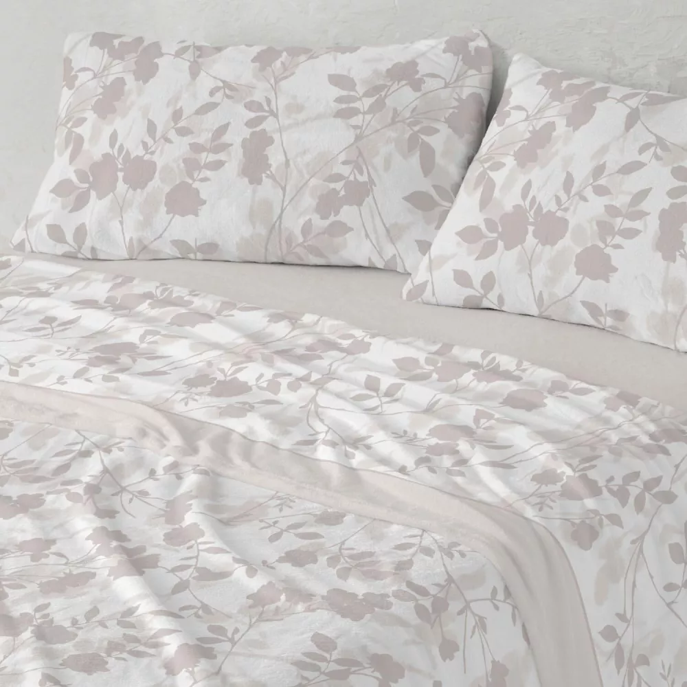 Set di Lenzuola Coralina 998 Beige Burrito Blanco