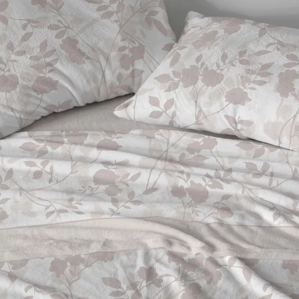 Set di Lenzuola Coralina 998 Beige Burrito Blanco