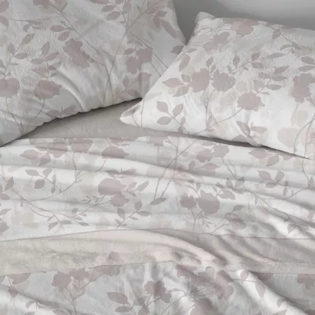 Set di Lenzuola Coralina 998 Beige Burrito Blanco