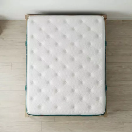 Colchão Medicare 27 cm - Visco Grafeno Reversível com Reforço Lombar e Tecido Sanitário