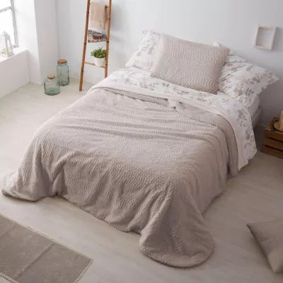 Piumone Borreguillo 439 Beige Burrito Blanco