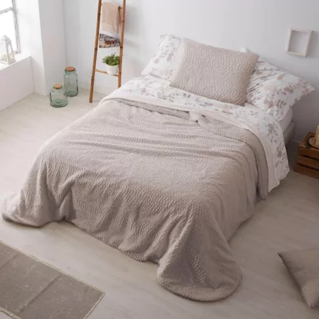 Piumone Borreguillo 439 Beige Burrito Blanco