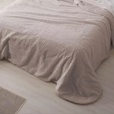 Piumone Borreguillo 439 Beige Burrito Blanco