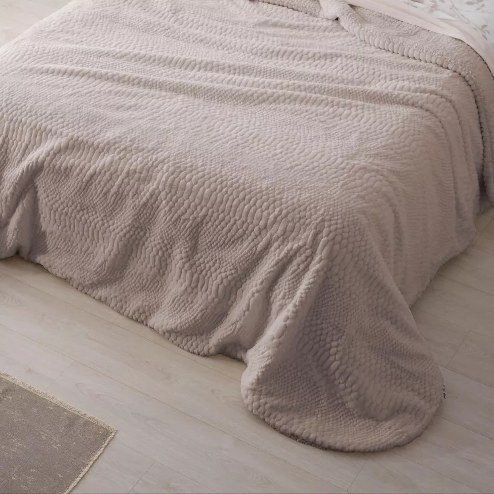 Piumone Borreguillo 439 Beige Burrito Blanco
