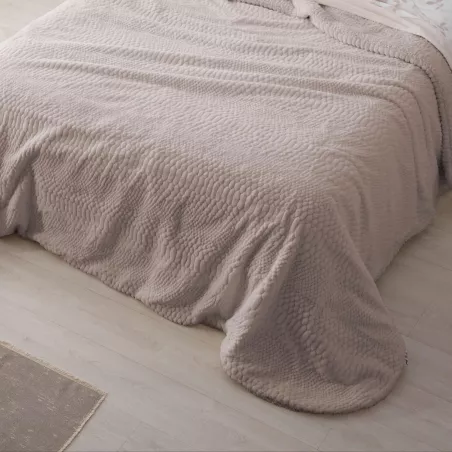 Piumone Borreguillo 439 Beige Burrito Blanco
