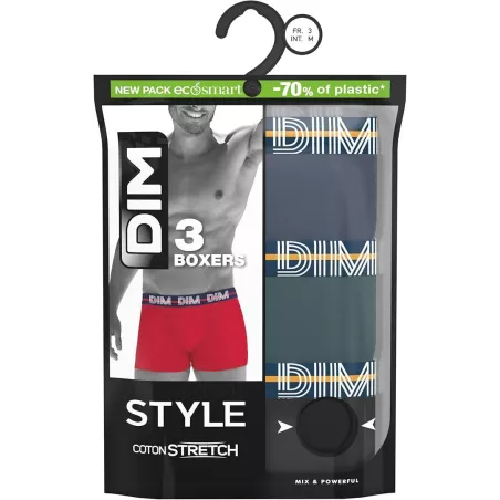 Pacchetto 3 Boxer 1QU Dim (2 Combinazioni)