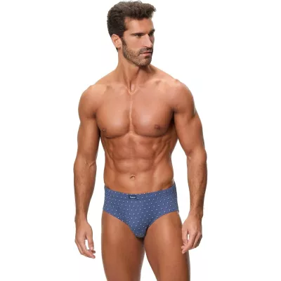 Pack 3 slips semicortos 100% Algodón estampado Abanderado