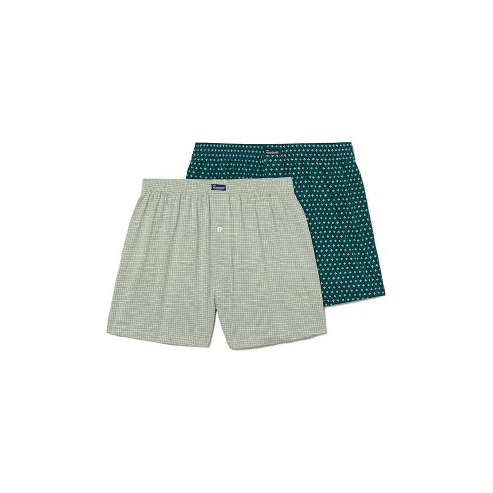 Pack 2 Boxershorts mit Aufdruck 100% Baumwolle Abanderado