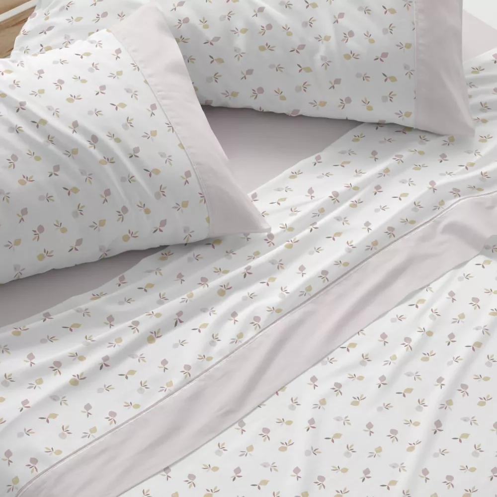 Jeu de lit Flanelle 578 Vert Burrito Blanco