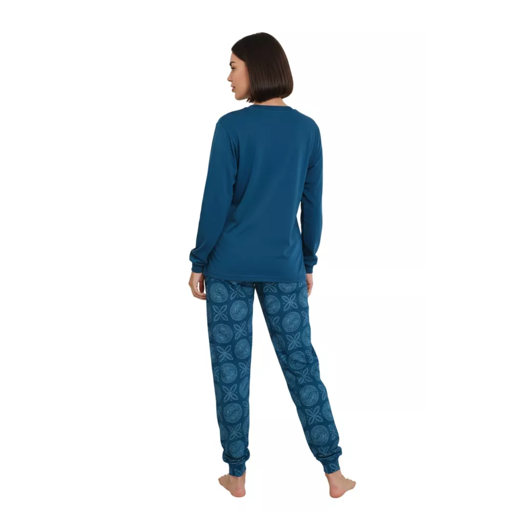 Pijama Dona Hivern 256629 Blau Muslher