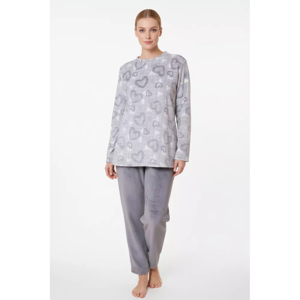 Pijama Dona Hivern 256640 Gris Muslher
