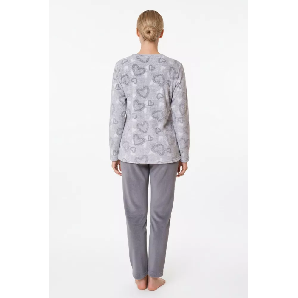 Pijama Dona Hivern 256640 Gris Muslher