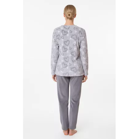 Pigiama Donna Inverno 256640 Grigio Muslher