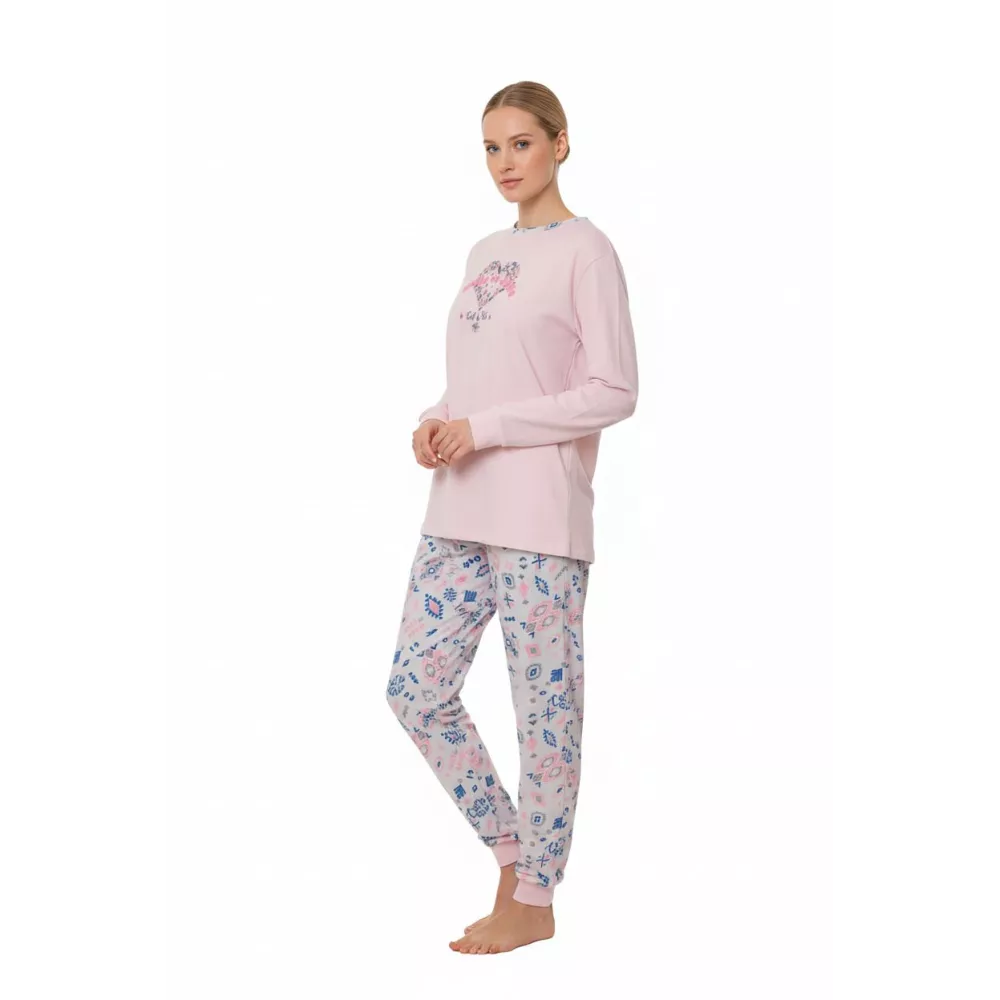 Pijama Dona Hivern 256612 Rosa Muslher