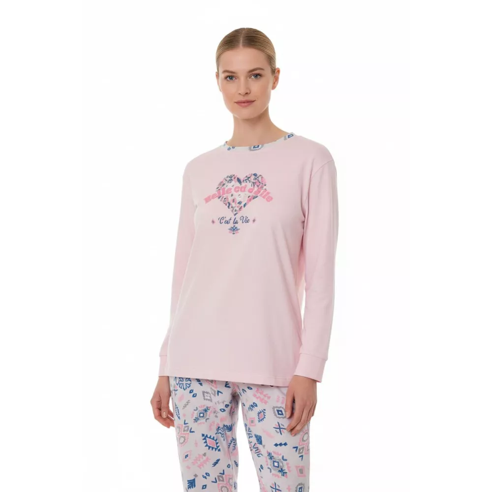 Pijama Dona Hivern 256612 Rosa Muslher