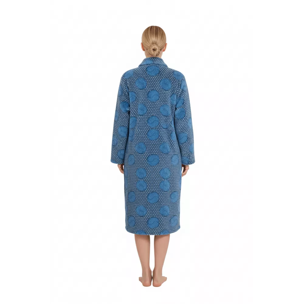 Roupão Feminino Inverno 258614 Azul Muslher