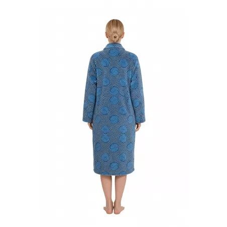 Roupão Feminino Inverno 258614 Azul Muslher