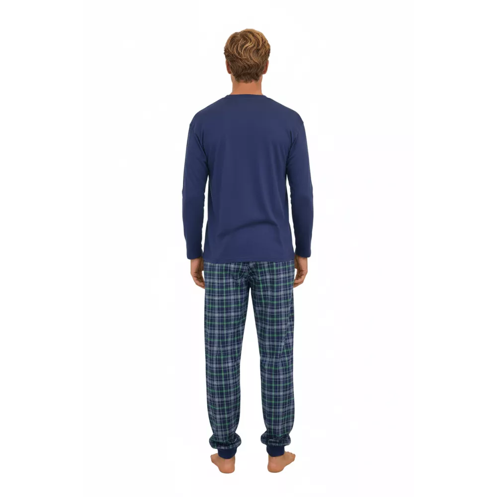 Pijama Hombre Invierno 255635 Azul Muslher
