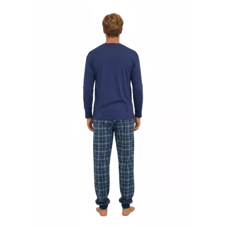 Pijama Hombre Invierno 255635 Azul Muslher