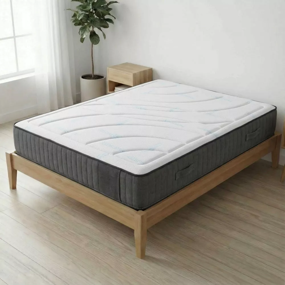 Matelas à ressorts ensachés et mousse à mémoire de forme ThermoPocket