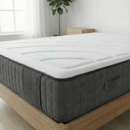 Matelas à ressorts ensachés et mousse à mémoire de forme ThermoPocket