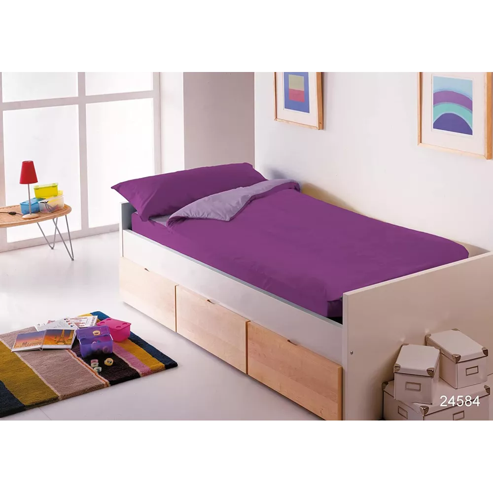 Saco Nórdico Fecho com Enchimento Liso FM TEX (20 Cores para Escolher)
