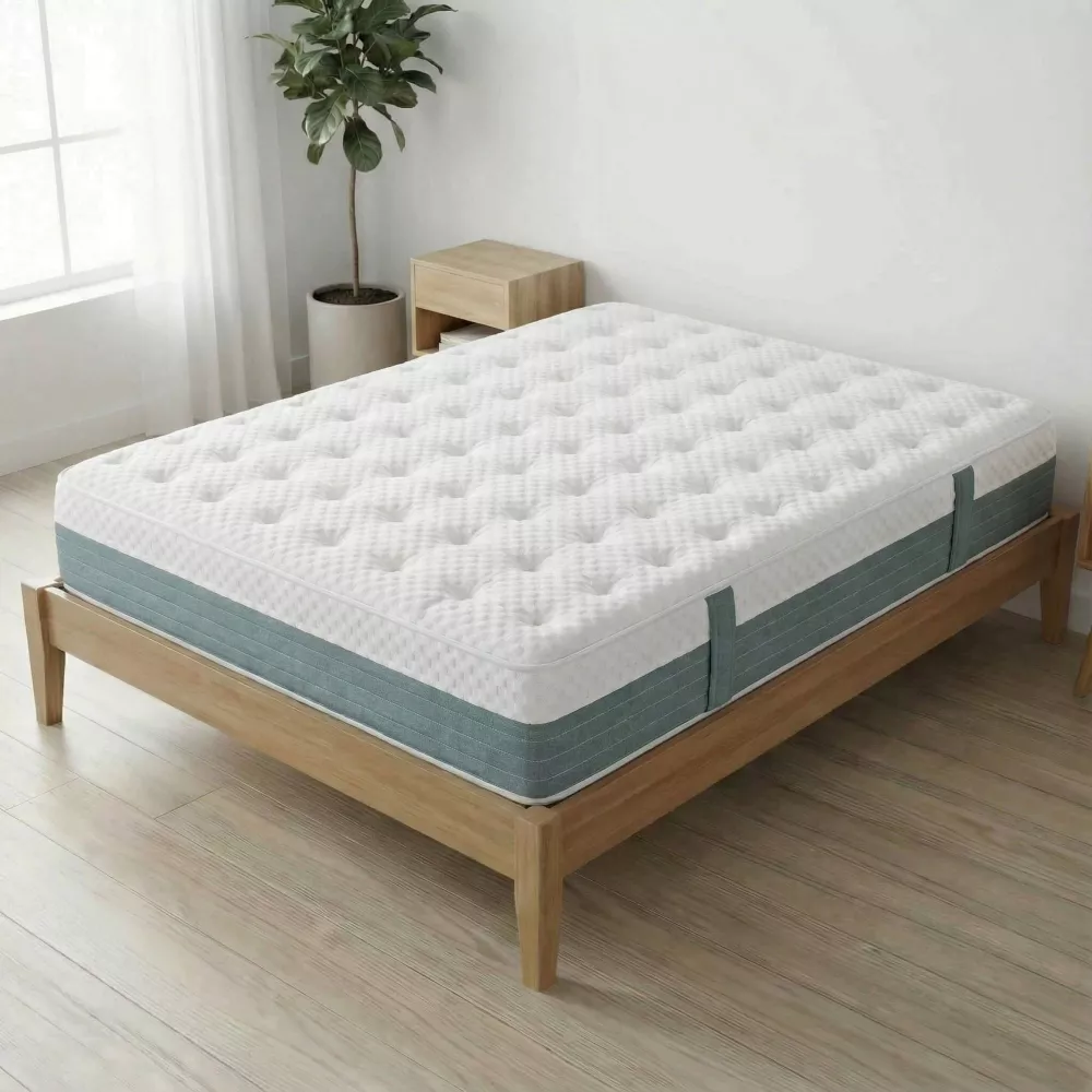 Colchão Ergonômico de Molas ensacadas e Viscoelástico com Firmeza progressiva