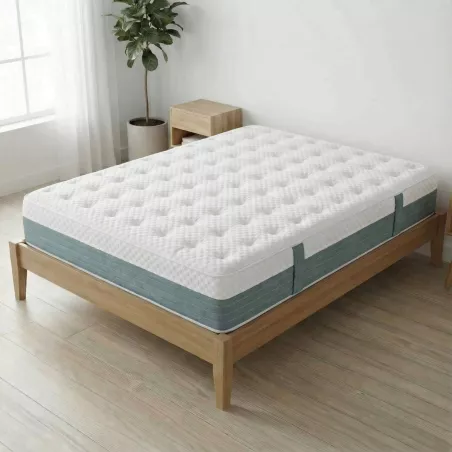 Colchão Ergonômico de Molas ensacadas e Viscoelástico com Firmeza progressiva