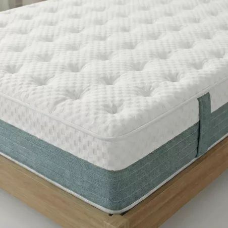 Materasso Ergonomico a Molle Insacchettate e Viscoelastico con Fermezza Progressiva