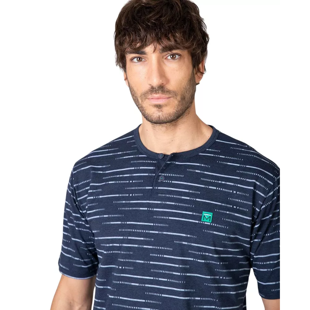 Pijama Homem Verão P261330 Marinho Massana