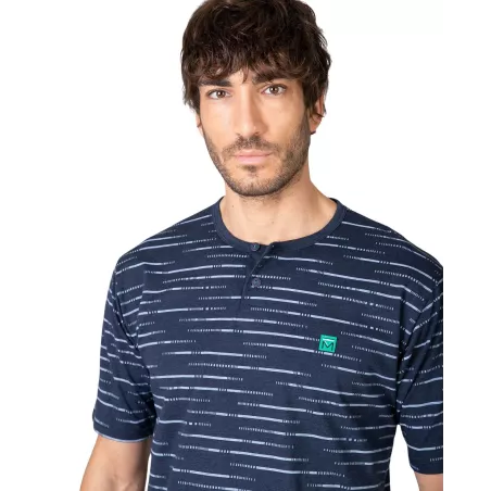 Pijama Homem Verão P261330 Marinho Massana