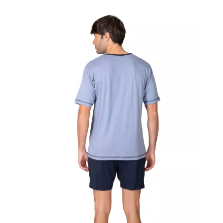 Pijama Homem Verão P261305 Azul Massana