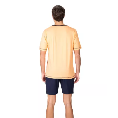 Pijama Hombre Verano P261301 Naranja Massana