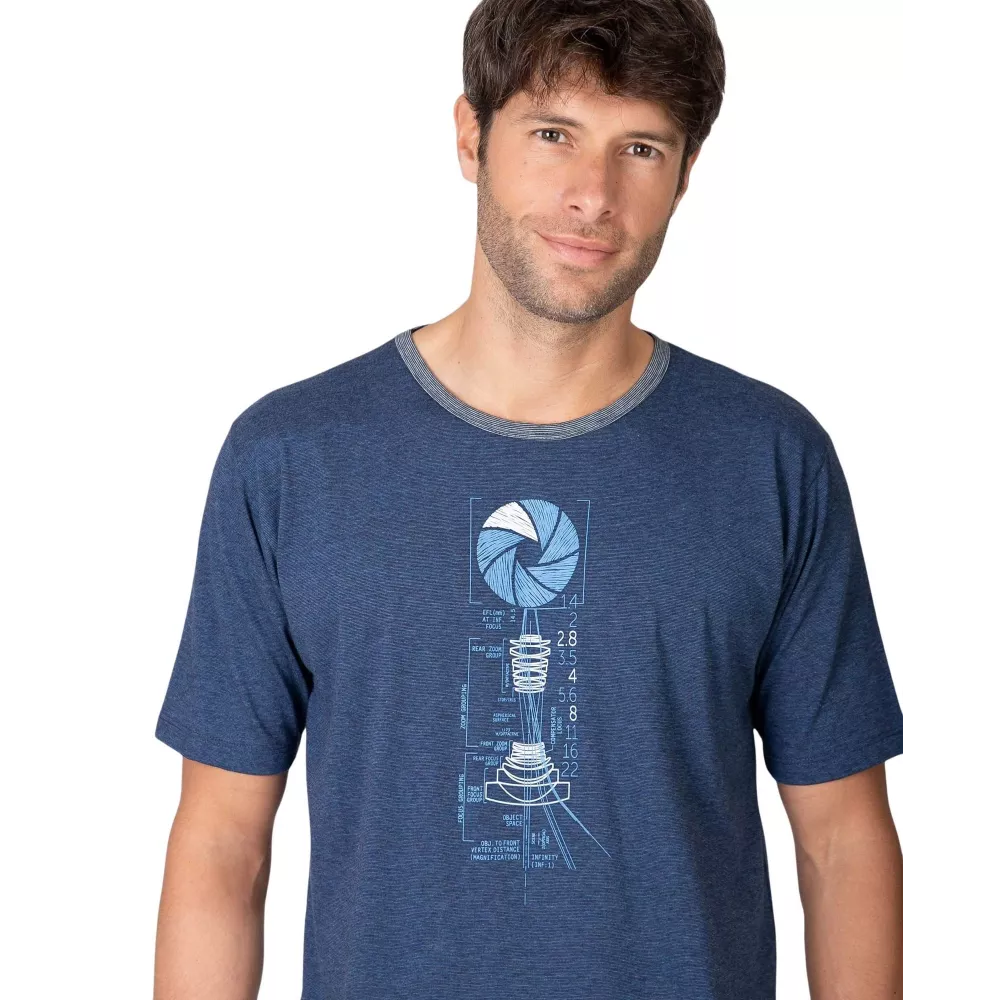 Pijama Homem Verão P261325 Azul Massana