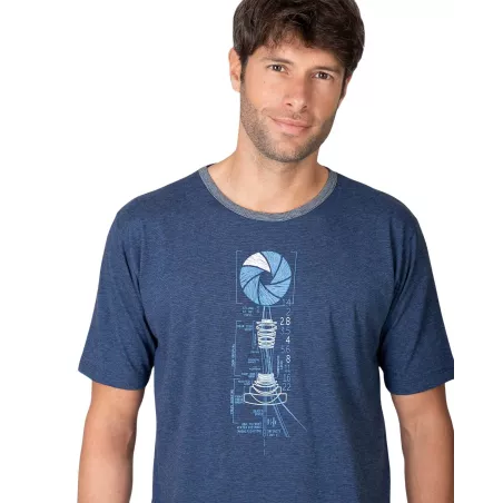 Pijama Homem Verão P261325 Azul Massana