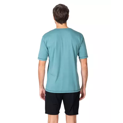 Herren Sommerpyjama P261315 Grün Massana