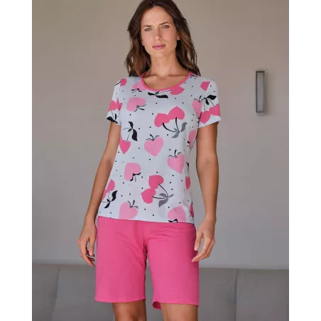 Pijama Mulher Verão P261223 Cinza Massana