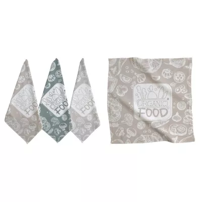 3 Paños de Cocina Organic Stilia