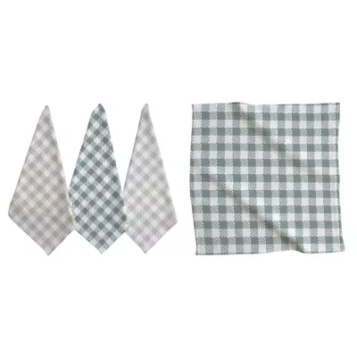 3 Paños de Cocina 50x50 cm Vicpa 100% Algodón Stilia