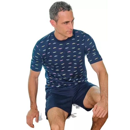 Pijama Homem Verão 265029 Marinho Muslher