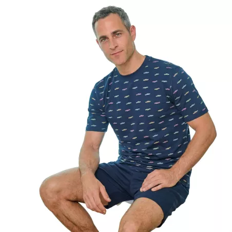Pijama Homem Verão 265029 Marinho Muslher