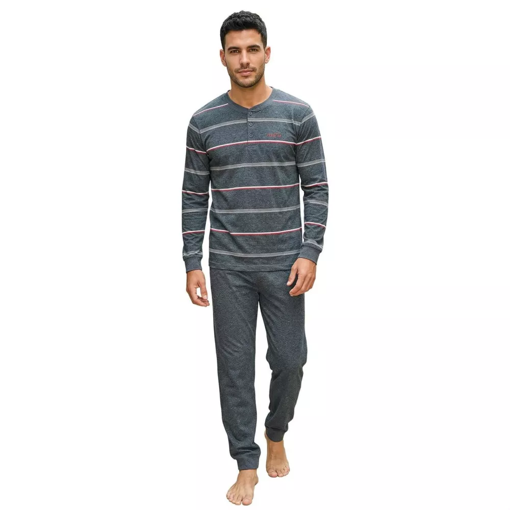 Pijama Homem Verão 265013 Cinza Muslher